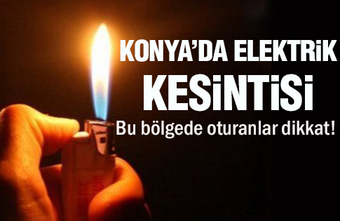 Dikkat elektrik kesintisi