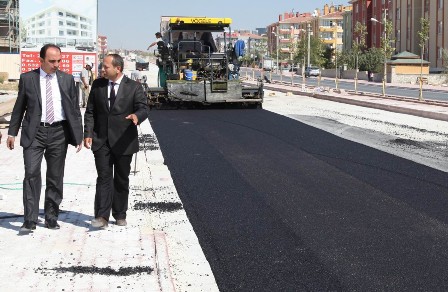 Selçuklu’da şafak caddesi yenileniyor
