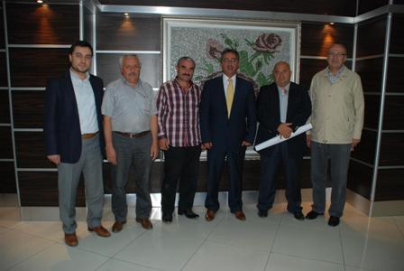 Büsan yönetiminden Hançerli'ye ziyaret