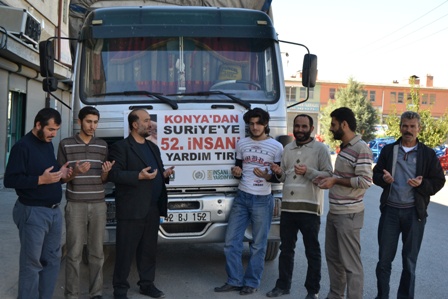İHH-AYDER kış öncesi Suriye’ye 52. yardım TIR’ını gönderdi