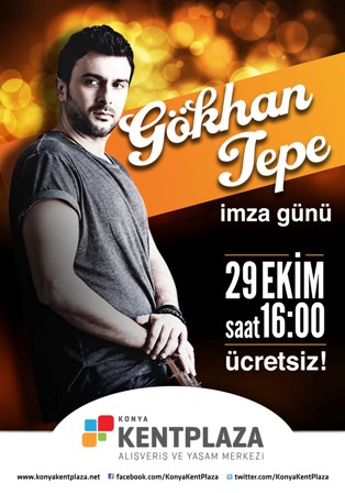Gökhan Tepe, Cumhuriyet Bayramı’nda Kentplaza’da