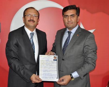 Başkan Serdar Kalaycı başvurusunu yaptı