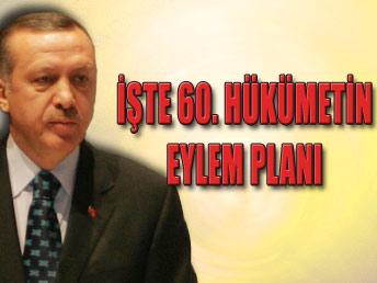 İşte Hükümetin eylem planı