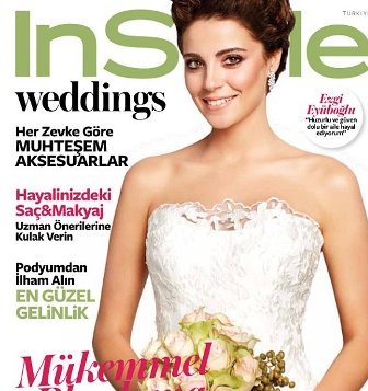 Ezgi Eyüboğlu gelinlik giydi