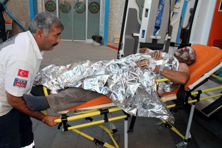 Konya’daki yangında ağır yaralan TIR şoförü tedavi altına alındı