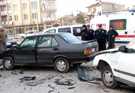 Ereğli'de kaza: 2 yaralı