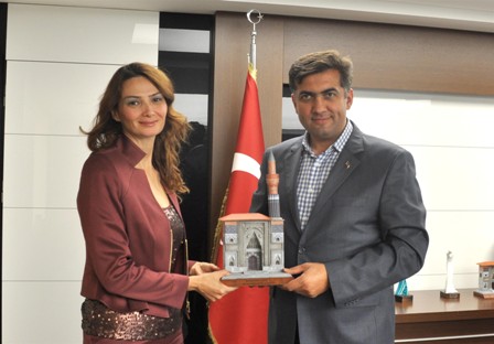 Azeri vekilden Başkan Kalaycı’ya ziyaret