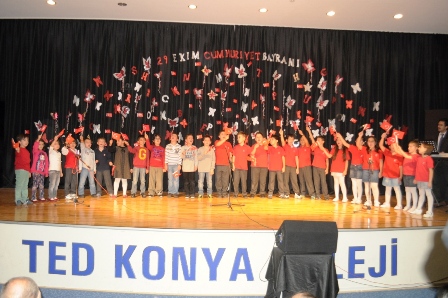 TED Konya Koleji’nde Cumhuriyet etkinlikleri sürüyor