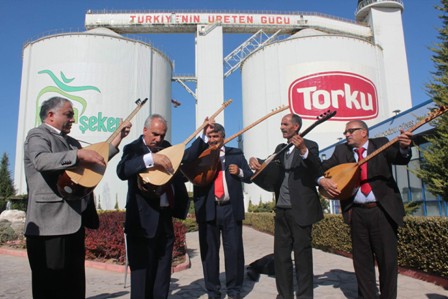 Halk Ozanları Konya Şeker’i gezdi
