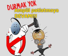 Aleviler ampül patlatıyor