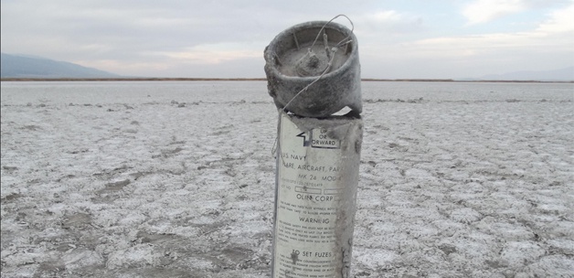 Akşehir Gölü'nde füze bulundu