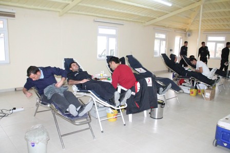 Ereğli Polis Okulu kan bağışladı