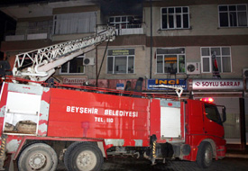 Elektrikli battaniye yangına yol açtı