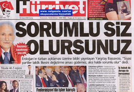 Doğan medyasından tanıdık 'baskı'lar