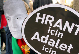 Hrant Dink sloganlarla anıldı
