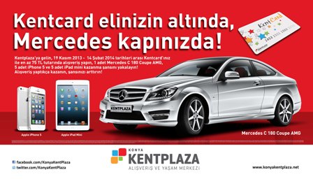 Kentplaza Mercedes hediye edecek!