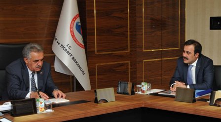 KTO Başkanı Öztürk Ve Yönetim Kurulu Üyeleri Bakan Yazıcı'yı ziyaret etti