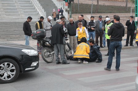 Konya'da trafik kazası: 1 yaralı