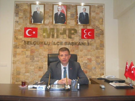 MHP Selçuklu İlçe Başkanı Şakir  Dinçer’in öğretmenler günü mesajı