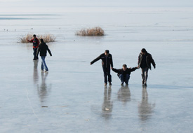 Beyşehir gölü ikinci kez dondu