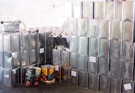 40 ton kaçak mazot ele geçirildi