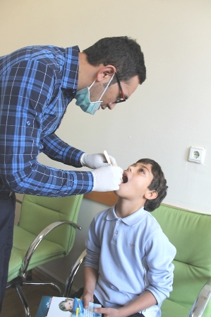 M. Aymaz’da ağız ve diş sağlığı taraması