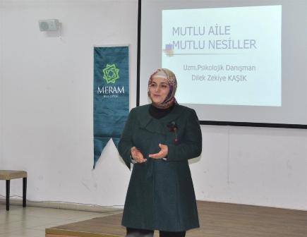 Mutlu Aile Mutlu Nesiller Aile Eğitim Seminerleri başladı