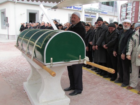Hasan Angı'nın eniştesi toprağa verildi