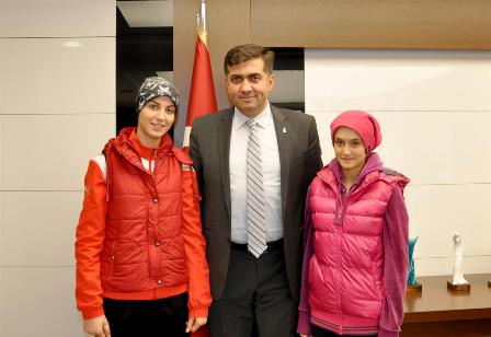 Milli Sporculardan Kalaycı'ya ziyaret