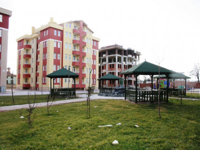 Akabe Siteleri'nde kura sevinci yaşandı