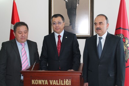Kazakistan Büyükelçisi Tüymebayev Konya'da