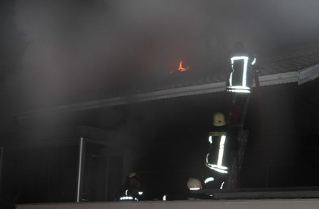 Konya'da villa yangını