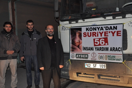 Suriye’ye 56. İnsani Yardım TIR’ı gönderildi