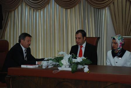 Karatay’da 2013 yılında 2170 çift nikah masasına oturdu