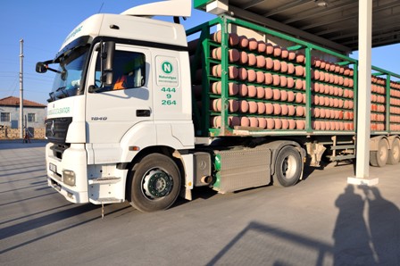 “Doğalgaz”la çalışan kamyonlar hem çevreci hem tasarruflu