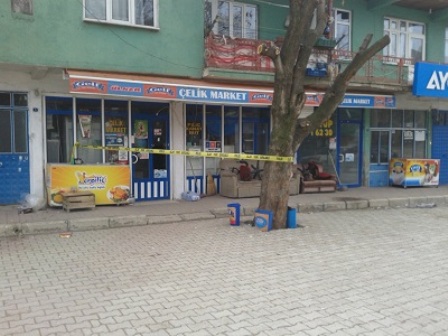 Yalıhüyük'te marketten hırsızlık