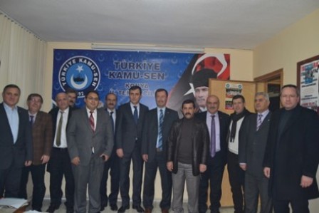 Taşcı, Sendika Başkanlarıyla bir araya geldi