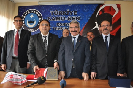 Kamu-Sen Konya Şubesi’nde görev değişimi