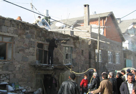 Seydişehir’de ev yangını