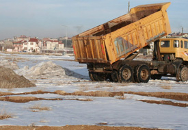 Beyşehir Gölü'ne kar takviyesi