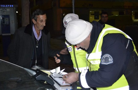 Konya’da yılın ilk trafik cezası, alkollü sürücülere kesildi