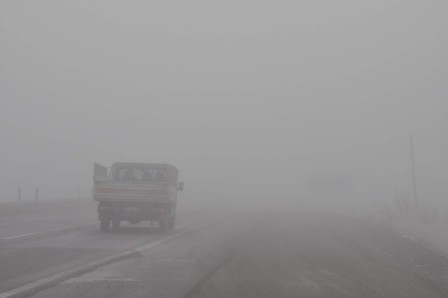 Akşehir'de yoğun sis