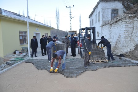 Halkapınar'da köylere kilitli taş yapımı tamamlandı