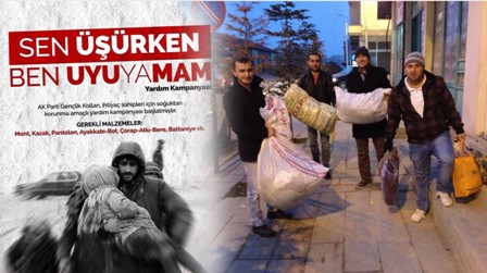 "Sen Üşürken Ben Uyuyamam" kampanyası