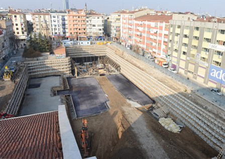 Büyükşehir’den Konevi Meydanı ve Katlı Otoparkı