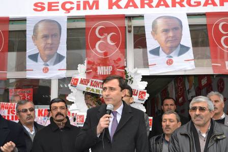 MHP’nin Karapınar Seçim Bürosu açıldı