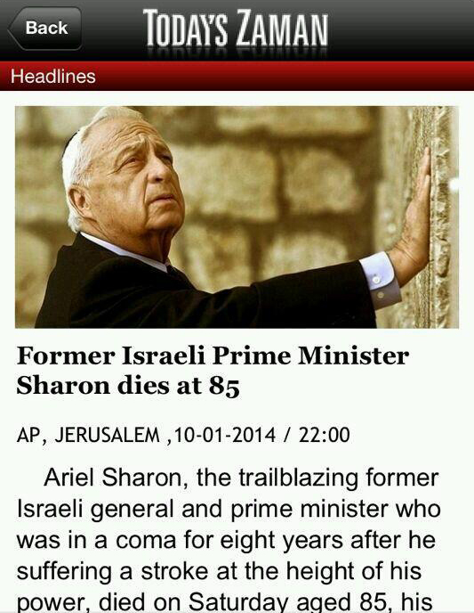 Şaron'a "çığır açan lider" dedi