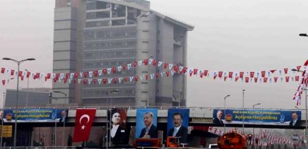 Ankara'da CHP binası önüne Milli İrade kavşağı