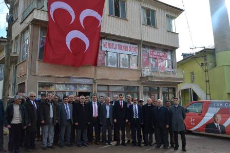 MHP İl Başkanı Taşcı, Derbent’i ziyaret etti