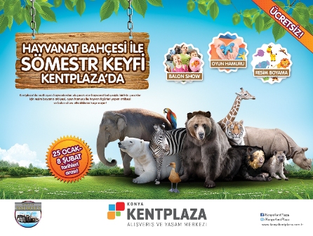 Robotik hayvanlar sergisi ilk kez Kentplaza’da!